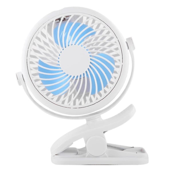 Usb bordventilatorer, Mini Clip On Fan, bærbar køleventilator 3 hastighed