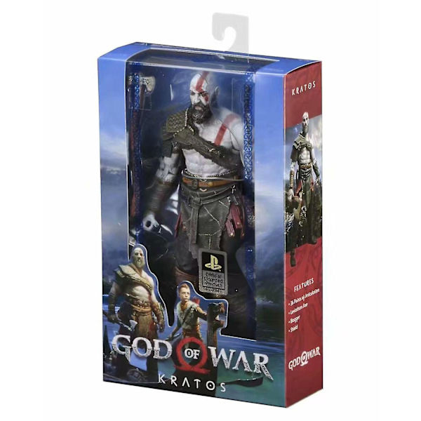 Ny Rörlig Dockfigur God of War 4 Kratos Figur Anime Leksak Mycket Samlarobjekt Present