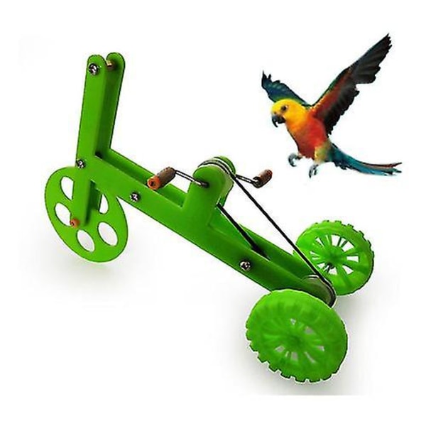 Cykelpapegoja Bil Macaw Grön Hållbar Glad (1st)