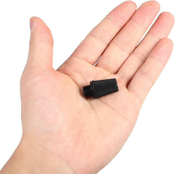 20 stk. sorte M10 plastikkabelklemmer til pendellampe ledningsstyring