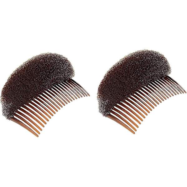 2-pack Hårförlängning med Kudde för Bun Base Present