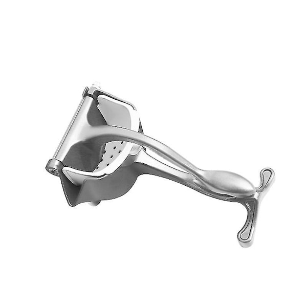 Citronpress - Saftpress - Saftpressare Handpress - Rostfritt Stål Handpress Silverfärg