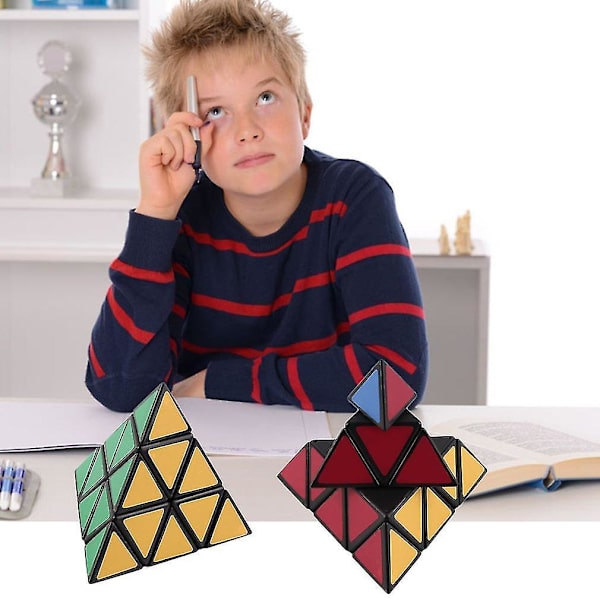 Pyramid Triangle Speed Magic Puzzle Toy Block Game Intelligence Communication