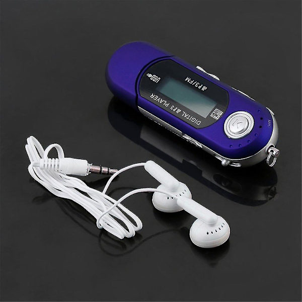 Mini USB 2.0 -muistitikku LCD-näytöllä ja MP3-musiikkisoittimella