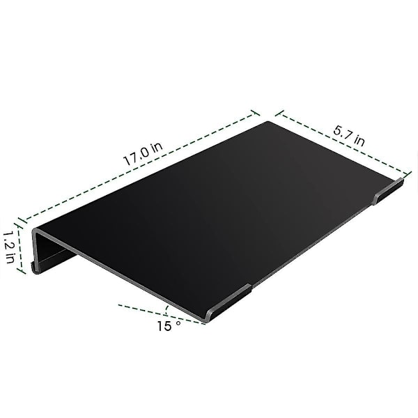 Akryl Stativ for Datamaskin Tastatur, Tastaturheving Tilt Løft, Tastaturholder for Skrivebord, Skrivebord Tastatur Løfter