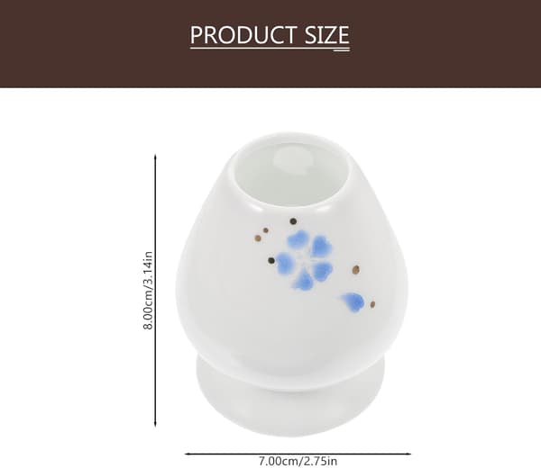 Matcha Vispholder Hvit Japansk Stil Keramisk Matcha Vispstativ