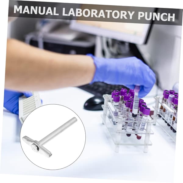 8 stk. gummipropphullstanser for laboratoriegummipropper laboratorieutstyr propp