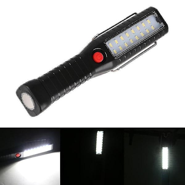 LED Lommelykt USB Oppladbar Arbeidslampe Med Krok Magnet Lommelykt Hjem Z37742