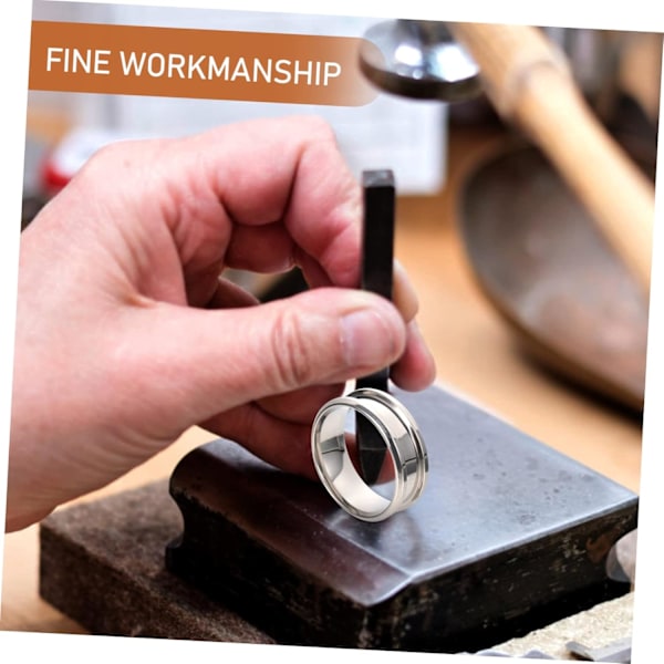 24 stk. Fluted Ring Smykker Dekorer Ring Kerne Blank Fingerring