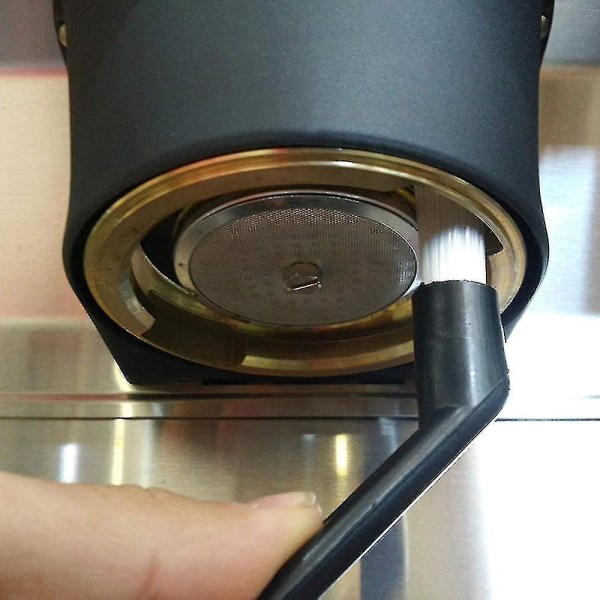 2 stk Kaffemaskin rengjøringsbørste Plasthåndtak, nylonbørste