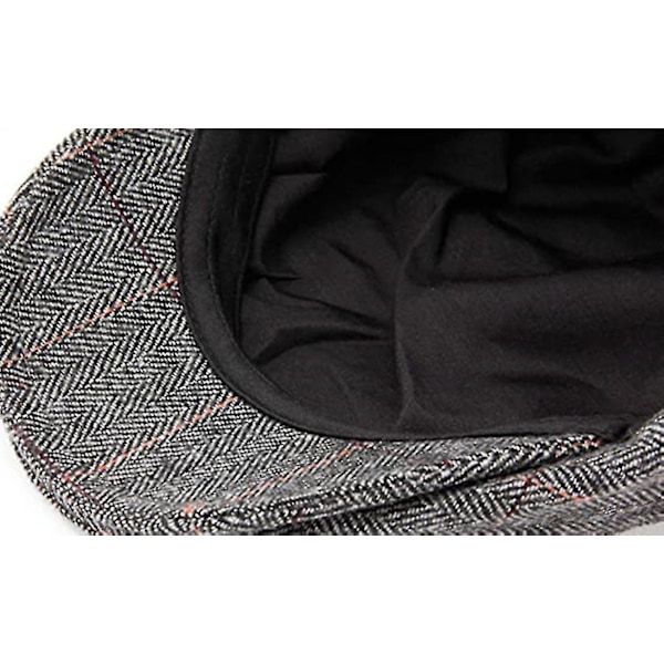 Justerbar Klassisk Beret Flat Cap for Middelaldrende og Eldre