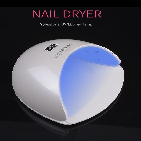 DC 12V/2A 18W Snygg Hög Effektiv LED/UV Nagelljus