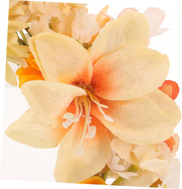 Blomsterpandebånd til kvinder Elegant kunstig blomsterhårkrans