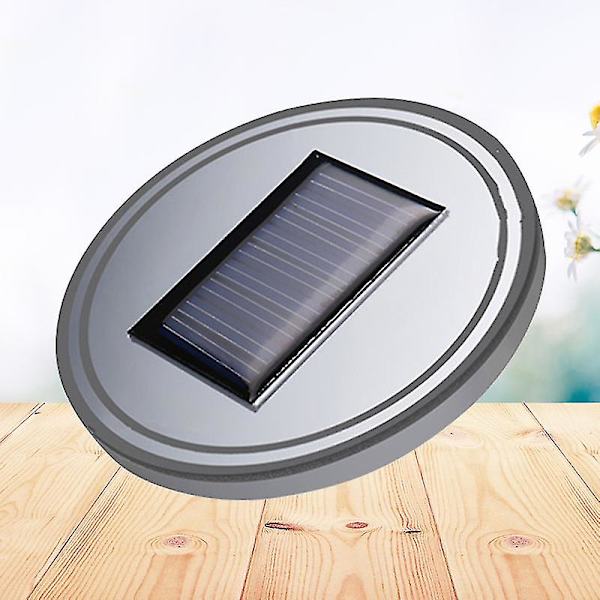 1 kpl LED-alusta Aurinkoenergia Vedenkestävä Liukumaton Kupin Alusta Kupin Matto Muki Alusta Muki Matto Autolle Ajoneuvolle Autolle Punainen