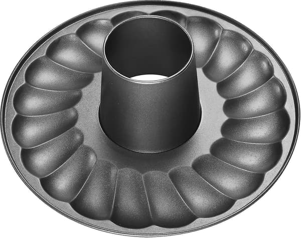 Springform Kakeform, Springform Kroneform, Rund Kakeform, Rustfritt Stål, Svart, 24 X 24 X 6.5 Cm