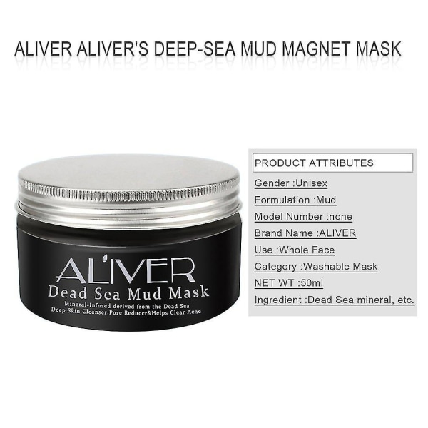 Dead Sea Mud Mask Purifying Face Deep Cleaning Hydrating