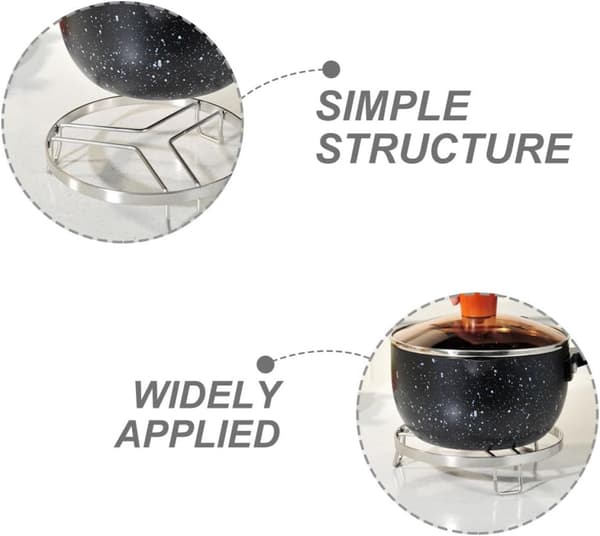 Mångsidigt ångställ i rostfritt stål för matlagning med lätt design och god ventilation