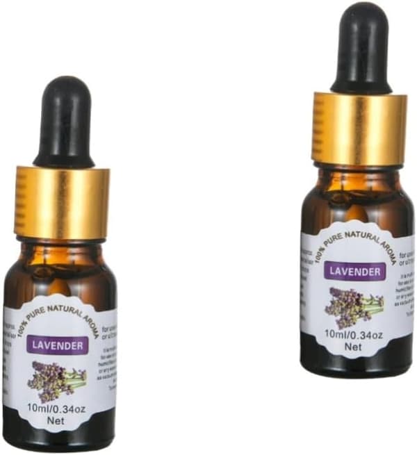 2 stk. aromaterapi eterisk olje for luftfukter lavendel diffuser oljer stresslindring hjemmekontor bil