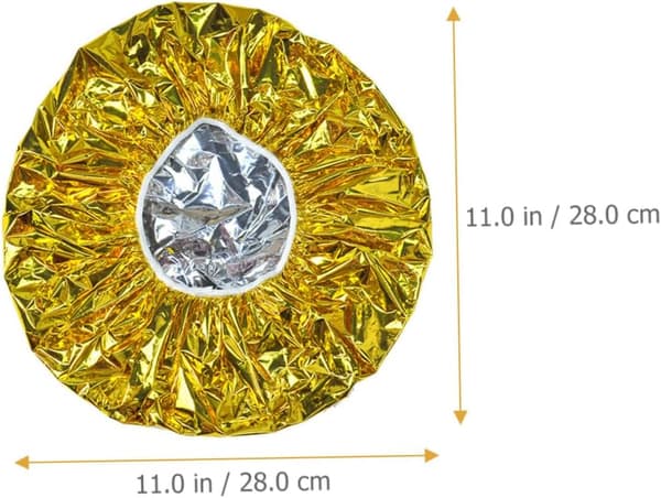 12 stk. hårfargehetter i aluminiumsfolie, bærbare dypkondisjonerende dusjhetter