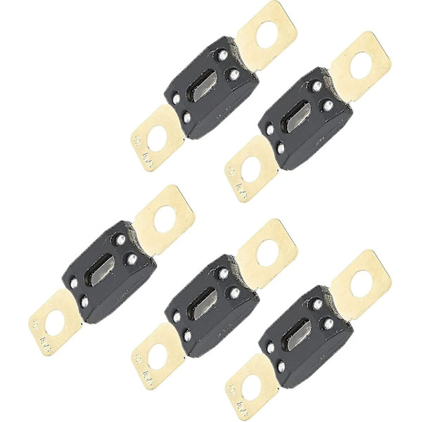 Bilsäkring för bilstereo, skruvtyp, stor gaffelskruv, zinklegering, universal bildelar (svart guld) (1 st)