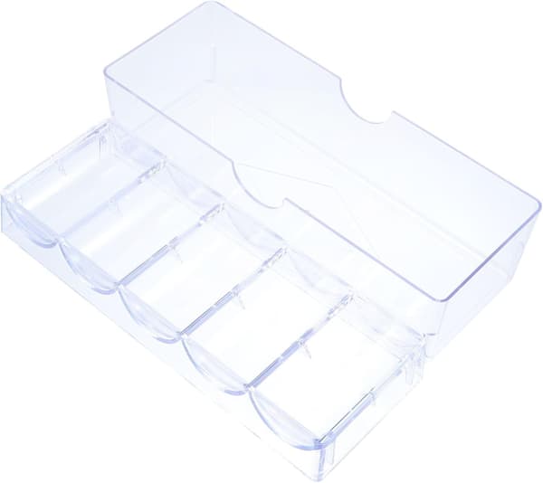 Mahjong Chips Oppbevaringsboks med lokk, Ps Materiale Organizer Etui for 100 Stykker