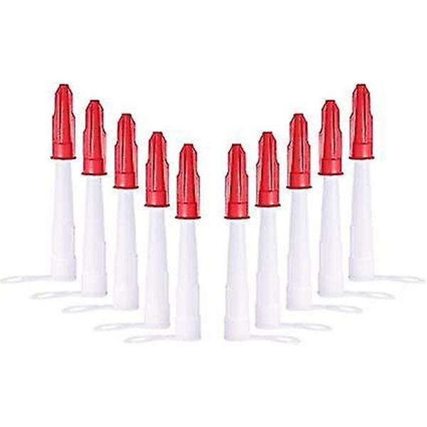 10 Silikon Tube Dyser Kapp Mastic Patron Skru Deksel