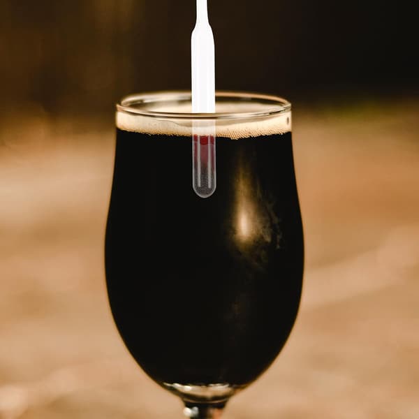 Tre-intervalls hydrometer för vinbryggning, öl, lönnsirapsmätning, lättanvänt glas