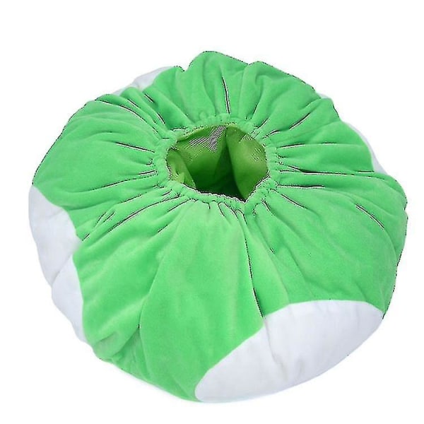 19*30cm Toad Mushroom Grøn og Rød Cartoon Cosplay Hat Sød Blød Fyldt Bomuldshat til Venner Gave Green