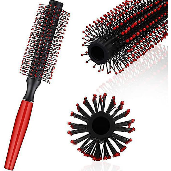 Quiff Roller Rund Hårbørste Kam Hårstyling for Menn