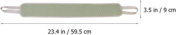 3 stk. dobbeltsidig ryggskrubber badeeksfoliator vaskematerialestropper