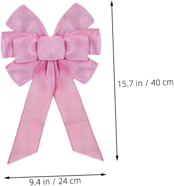 Elegant påskkransrosettset 4 stora vårdekorationer Slitstarka polyesterrosetter för hemmafest