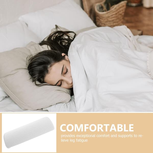 Halvmåne Bolster Kudde Sovkudde Memory Foam Ergonomisk Design Halvrulle