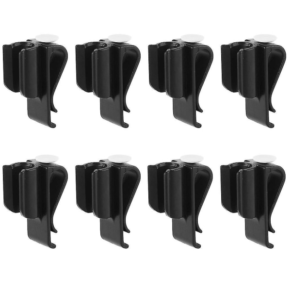Golf Putter Clip Golf Bag Clip Putter Klemme Holder Putter Clip Organizer 8 stk., Sort