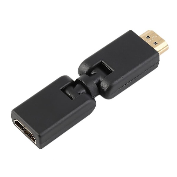 HDMI-uros-naar-naaras 180 asteen kääntyvä sovitinliitin