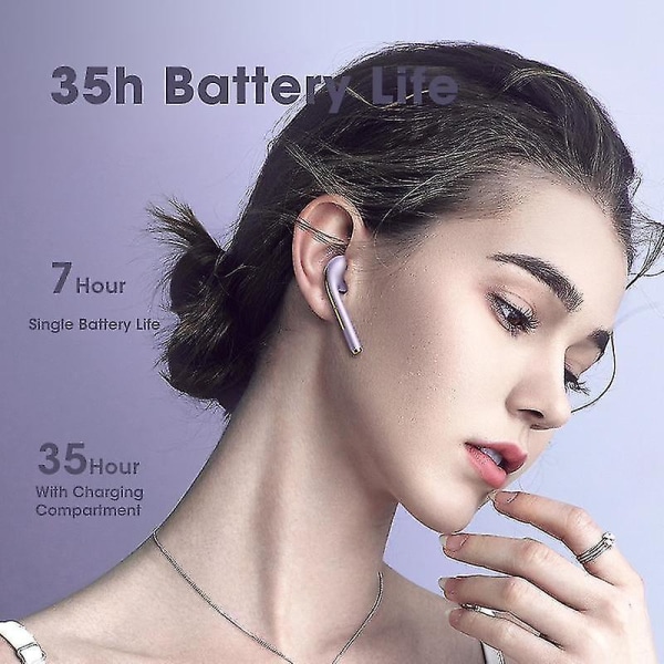 Purppura Bluetooth J18 In Ear Langattomat vedenpitävät kuulokkeet