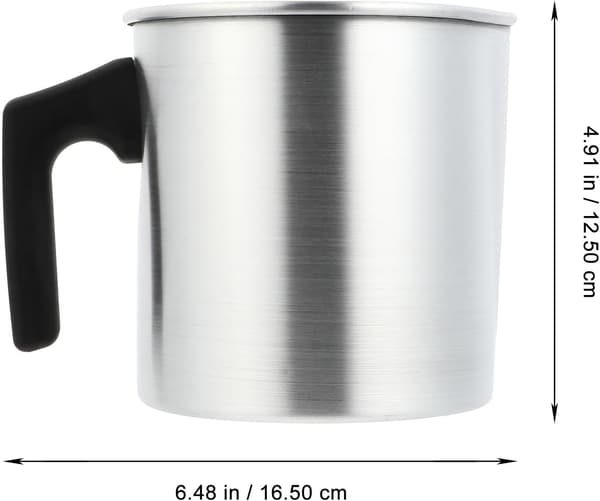 2L Smeltedigel i legering til voks med hældetud til DIY-lys