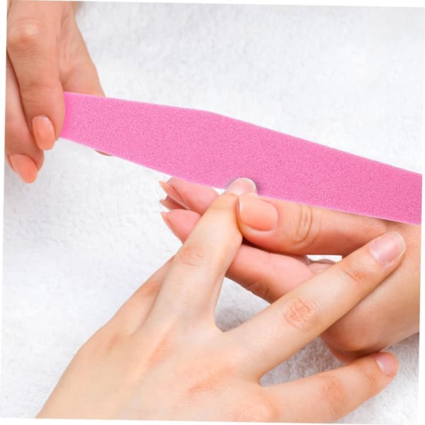 20 stk. bærbare dobbeltsidede neglefile svamp neglebuffere til manicure