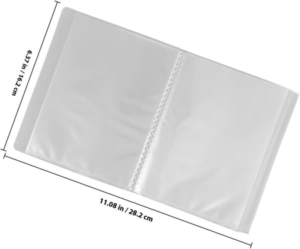 Silkscreen Stencil Förvaringsbok Vit Organizer Mapp för Målningar och Teckningar Skärm