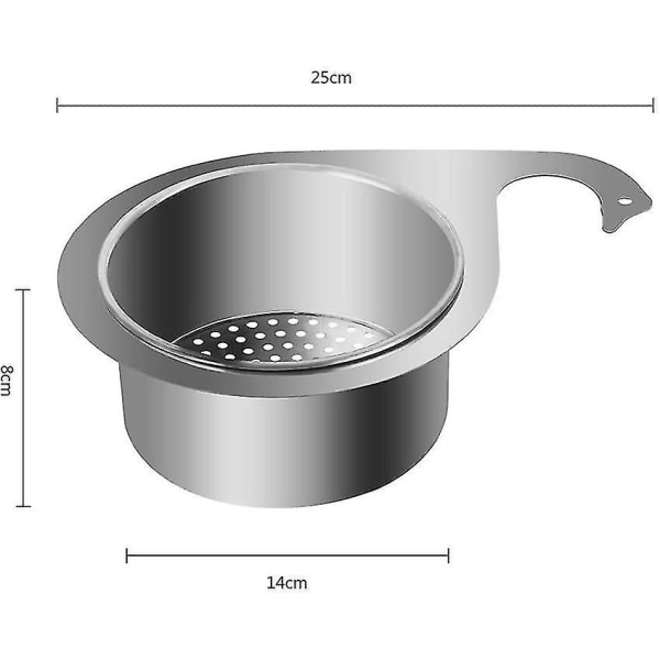 Vaskestativ, flerbruks kjøkkenvask Kurv Oppbevaringsstativ Kurv Svamp oppvask