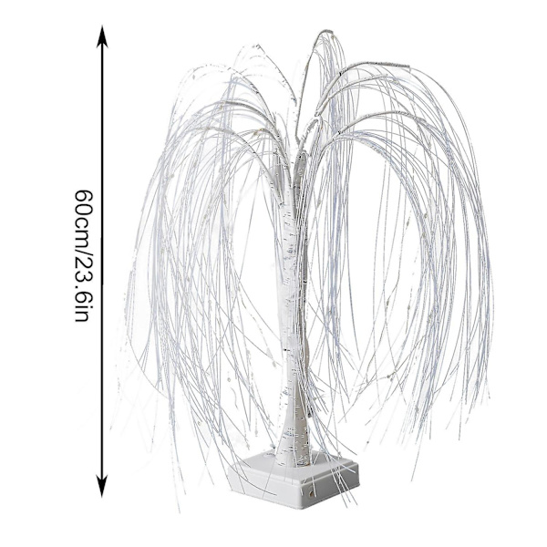 Ny 2023 Willow Ljusbordlampa Bas Fjärrkontroll Jul