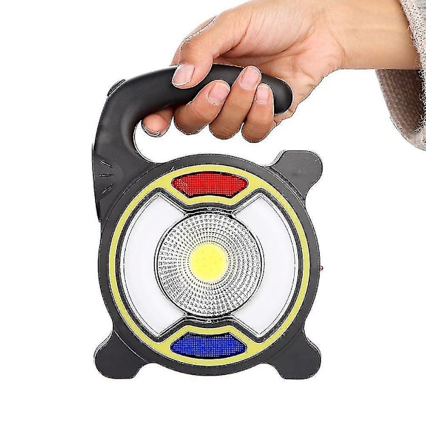 Super Lys Oppladbar Solcelleladet USB Campinglys