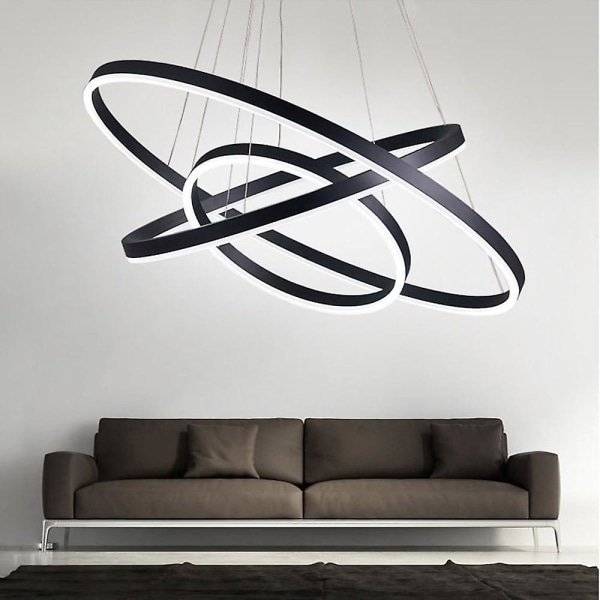 LED-Hänglampa 3-ljus 40cm Ring Cirkeldesign