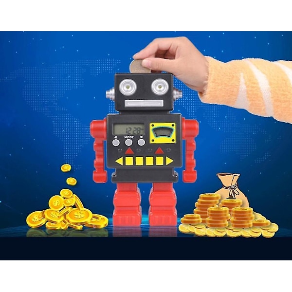 Pengarbank Elektroniskt Lås Papperspengar Mynt Bästa Leksakspresenter