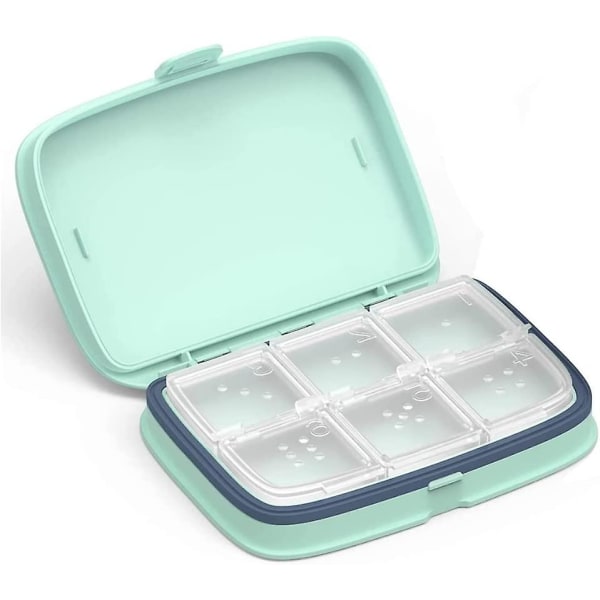 Daglig Pilleboks Organizer Container Portable Travel Medicine Pille Etui