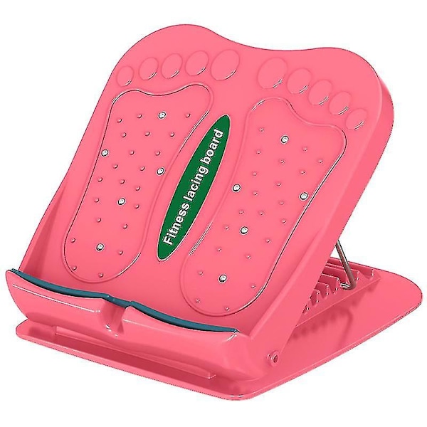 Bärbar Snedbräda 5 Nivåer Justerbar Halksäker Ankelsträckning Lutningsbräda Vadensträckare Balanserings Fitness Pedal Kil Sträckning För Smärta Pink