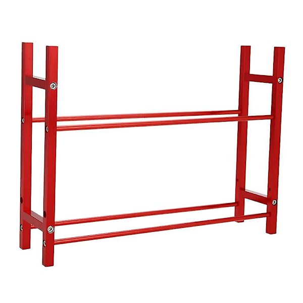 Röd Däckställningshållare för Garage Organiserare för 1/10 Skal RC Bil Crawler Däck
