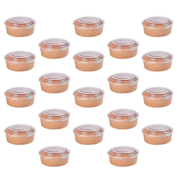 20 st Papperskoppar Engångs Kraftpapper Party Favor 16oz