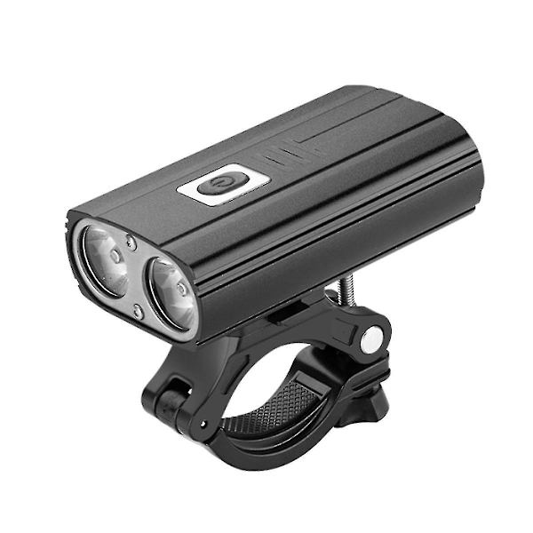 Pyörävalo USB-ladattava LED-pyörälamppu Polkupyörän etuvalo Vedenkestävä maantiepyörän etulamppu