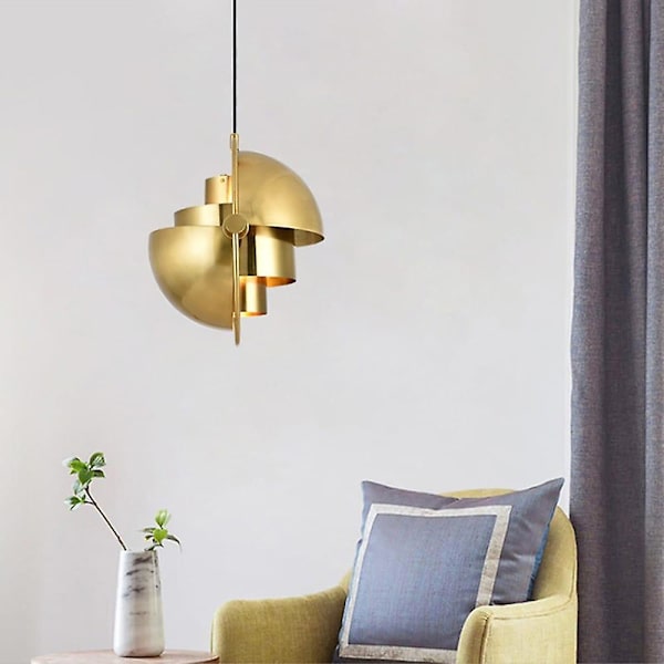 28cm Globe Design Hængende Lampe Geometriske Former Ø