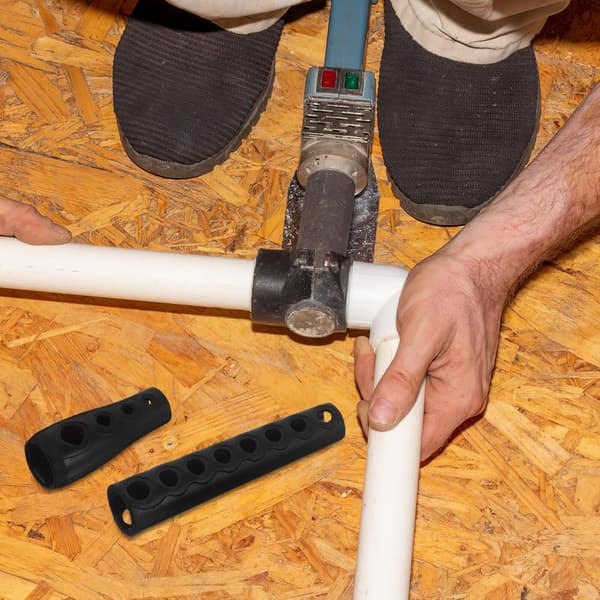 2 st svart dykslangskydd – Andningsbart PVC lågtrycksregulatorslangskydd